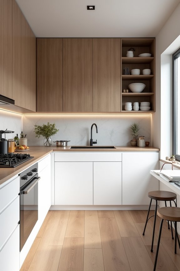 smart efficient small kitchen design