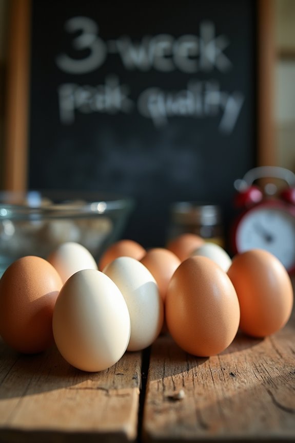 unwashed eggs room stable bloom