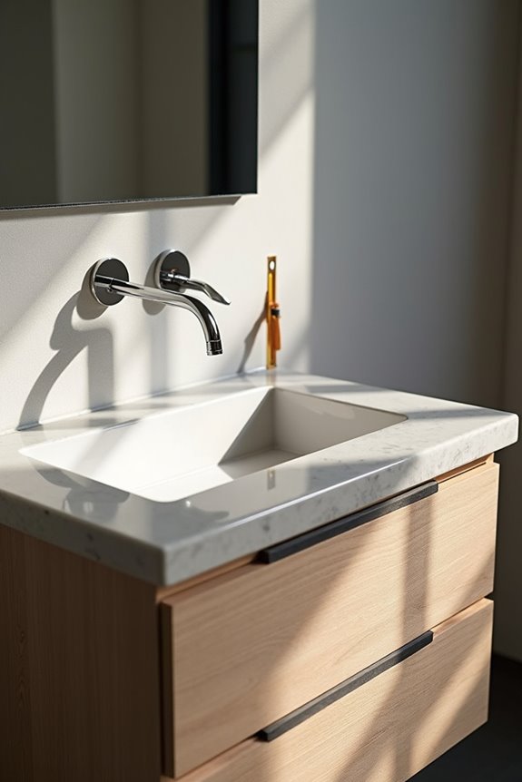 vanity height with countertop considerations