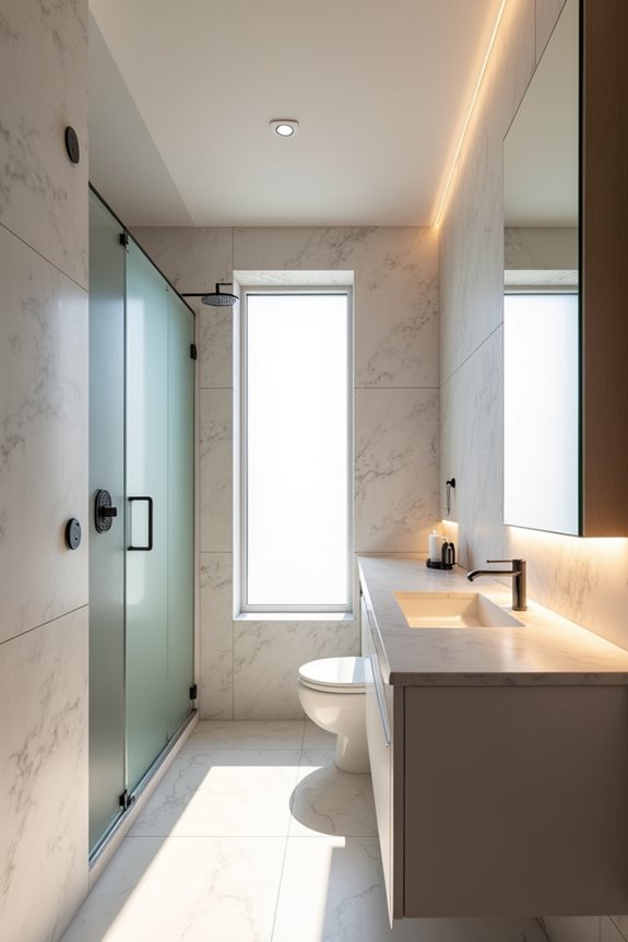 ventilation and lighting optimization for 3 4 bath