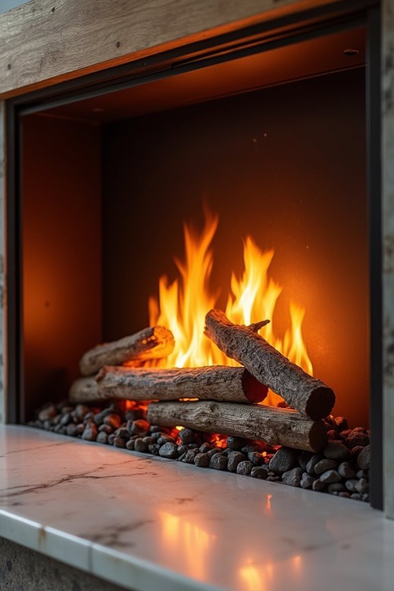 wood burning harms gas fireplace components