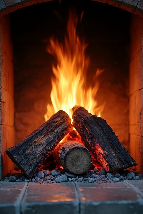 wood vs gas heat efficiency maintenance